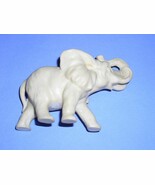 Elephant Figurine Vintage 1960&#39;s High Density Resin Plastic Acrylic Poly... - $47.85 CAD