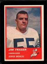 1963 FLEER #86 JIM FRASER EXMT BRONCOS *SBA8256 - £17.23 GBP