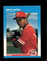 1987 Fleer #204 Barry Larkin Nmmt (Rc) Reds Hof - £10.78 GBP