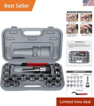 R8 Collet Set with 15 PCS ER40 Collets 0.0004'' Accuracy, Collet Chuck Set - $263.73