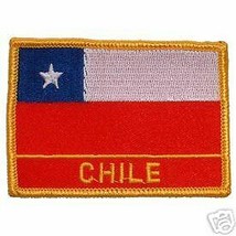 Chile World Country Flag Embroidered Patch - £4.39 GBP