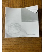 Brookstone Ultrasonic Jewelry Cleaner Product Manual - $20.18 CAD