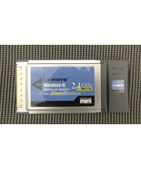 LINKSYS WIRELESS-G WITH SPEEDBOOSTER WPC54GS WIFI PCMCIA CARDBUS 32BIT P... - $18.21 CAD