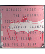 EURYTHMICS 1984 KINGSWOOD Toronto Vintage TICKET STUB ANNIE LENNOX Wonde... - $6.75