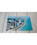 Vintage Postcard Miami Beach Florida Looking North 1983  M1 - £3.10 GBP