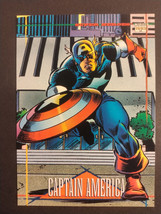 Skybox Trading Card Captain America #95 Marvel Super Heroes 1993 LP - £5.68 GBP