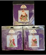 Jim Shore by Mill Hill Lot of 3 Santa Cross Stitch Kits JS20-5104 5105 5106 - $49.49