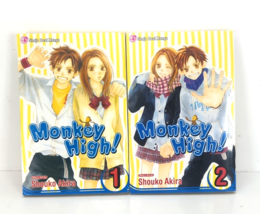 Shojo Beat VIZ Manga Monkey High! Graphic Novel Vol. 1-2 By Shouko Akira... - $22.94