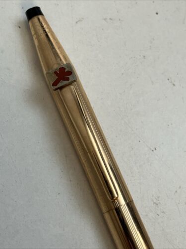 A T Cross 14K Gold Filled Mechanical Pencil Adam’s Mark Hotel Logo - $27.67