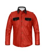 Boldly Stand Out Leather Shirts - $90.00
