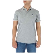 North Sails Men Polo Grey Designer Shirt Logo 2025 Collection - $788.23 MXN
