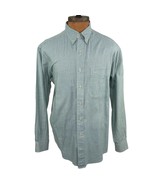 Vintage Burberrys Men’s Shirt Check Plaid Long Sleeve Size L Made In USA - £46.73 GBP
