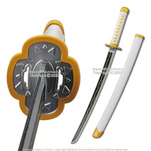 Zenitsu Agatsuma 30” Plastic Child-Sized Demon Katana Samurai Sword Cosplay - £15.81 GBP