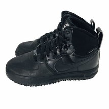 Nike Lunar Force 1  7Y or Women&#39;s 8.5 Black Watershield High Shoes 706803-002 - £36.81 GBP