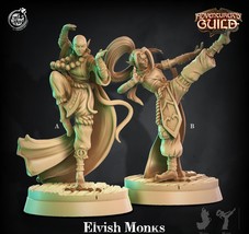 3D Printed Cast n Play Elvish Monk 28mm 32mm D&D - $13.39 CAD - $20.16 CAD