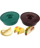 2-Pack Microwave Tortilla Warmers 8.5&quot; – BPA-Free Insulated Keepers – Re... - $17.55 CAD