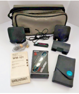 Vintage Sony WM-101 Walkman Cassette Player,Sony Speakers, Manual, Case ... - £304.68 GBP