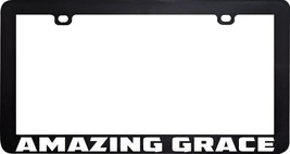 Amazing Grace Faith Scripture Bible Quotes License Plate Frame Holder - £5.53 GBP