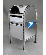 Vintage GODINGER Licensed USPS Silver Post Office Box Stamp Roll Dispenser - $73.50