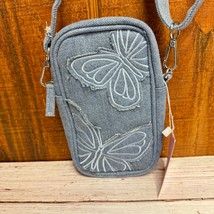 SKINNYDIP LONDON Danni Denim Butterfly Mini Crossbody - $342.65 MXN