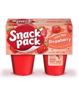 Snack Pack Juicy Gels Strawberry 3.25 Oz 4 Ct - $3.04