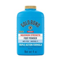 Gold Bond Foot Pwd Size 4z Gold Bond Medicated Foot Powder Triple Action Relief - £10.47 GBP