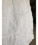 Simply Shabby Chic Duvet Cover Crisp White Embroidered Twin Full 64&quot;x80&quot;... - $96.02 CAD