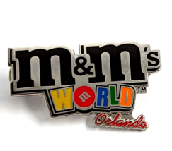 Mars M&amp;M&#39;s World Candy Store Orlando Florida Enamel Pin Advertise Souvenir 2005 - £9.82 GBP