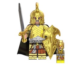 Minifigure Elven Warrior Sword Lotr Lord Of The Rings Hobbit US Seller - $144.93 MXN