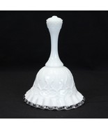 Fenton Silver Crest Spanish Lace Milk Glass Bell 6 in Tall &amp; Bottom Dia ... - $14.69