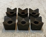 6 Quantity of Buncher Saw Forestry Stump Cutter Teeth 2-1/4&quot; 23mm Bore (... - £78.63 GBP