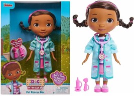 Disney Junior Doc McStuffins Pet Rescue Doctor 8" Doll Medical Tool New 2018 Toy - $54.40