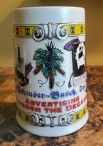 1996 BUDWEISER ADVERTISING THROUGH THE DECADES STEIN - SOPOST98 - 5TH IN... - $12.82