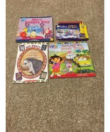Blue&#39;s Clues Book Dora Book Hedgie Book and Leap Frog Game Book (Lot of 4) - £7.06 GBP