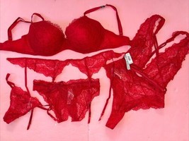 Victoria&#39;s Secret 32DDD,34DDD BRA SET+garter+panty+thong+TEDDY Bodysuit ... - £159.59 GBP