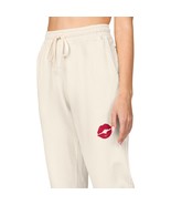 Cozy Fleece Kiss Print Sweatpants, Lounge Pants, Unisex Stylish Comforta... - $63.08 CAD+
