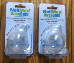 Two New Packaged NeilNed Baby Nasabulb Nasal/Oral Aspirators - £9.28 GBP