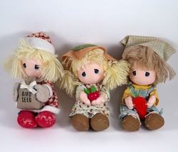 3 Applause Precious Moments Dolls: Summer, Fall, Winter 1991 By Samuel J Butcher - $19.99