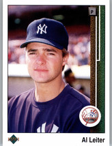 1989 Upper Deck 588 Al Leiter  New York Yankees - £0.77 GBP