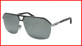 ZILLI Sunglasses Titanium Acetate Leather Polarized France Handmade ZI 65049 C02 - £673.53 GBP