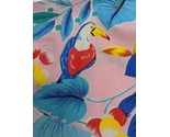 Colorful Tucan Bird In Tropical Forest Fabric For Crafting 9&#39; X 44&quot; - $39.59