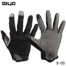 Giyo  Cycling Full Finger Gloves Wear-resistant Touch Screen Bike Lycra Fabric M - £89.71 GBP