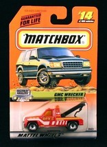 Matchbox GMC Wrecker RED Motor Sports Series 9 1999 Basic Die-Cast Vehicle (#14  - £25.49 GBP