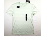 Boca Classics Mens T-Shirt UPF 30 Size Small Green White Striped TM24 - $12.86