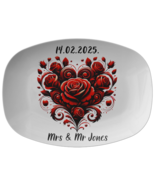 Anniversary Heart Decoration Platter, Personalized Wedding Gift, Valenti... - $72.48 CAD