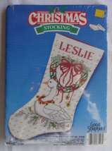 Vintage Good Shepherd Counted Cross Stitch 1988 Touch of Country Goose Stocking - £7.40 GBP