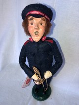 Byers&#39; Choice Salvation Army Trumbone Player Caroler Figure - £27.42 GBP