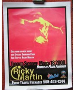 Ricky Martin Flyer Poster Toronto 2000 La Vida Loca 14*11 Inch Ets Party... - $19.75