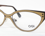 OGI EVOLUTION 4302 1644 TAN SILK / BROWN UNIQUE EYEGLASSES FRAME 54-16-1... - $92.06
