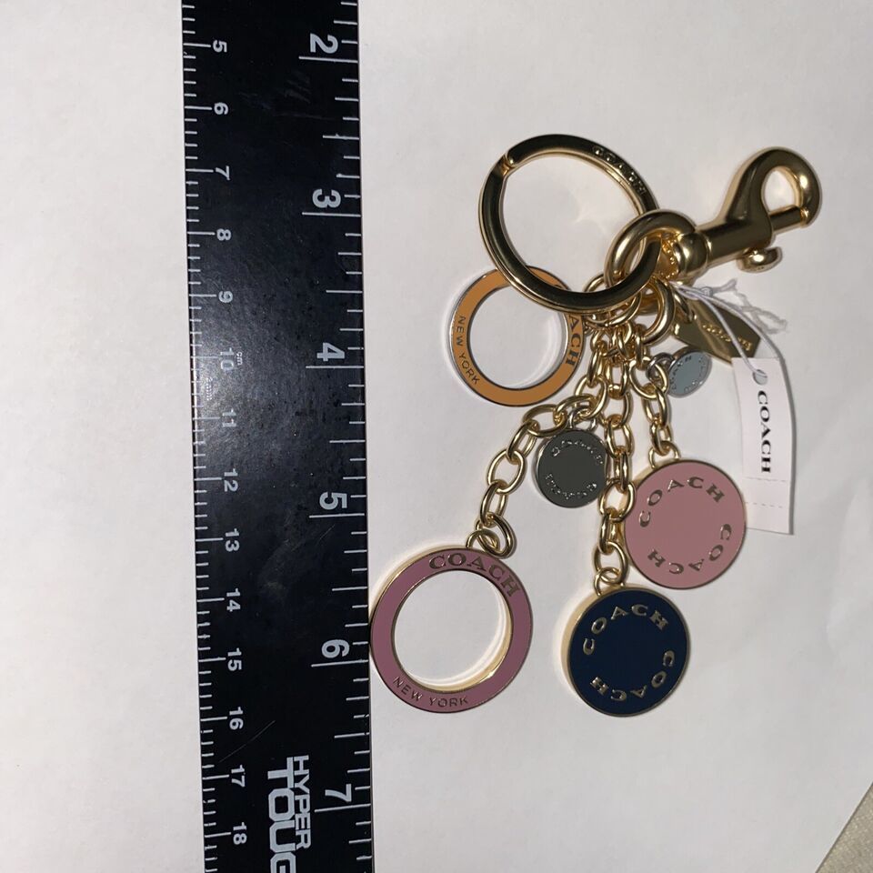 Coach circles cluster bag charm hotsell
